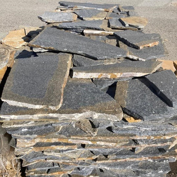 Piedra irregular azul