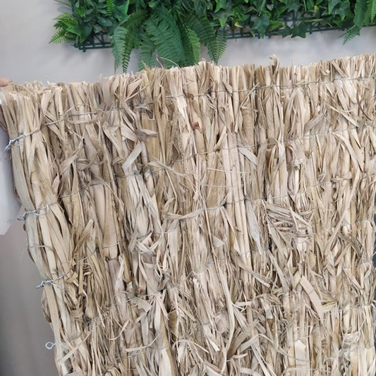 Caña con piel y hojas