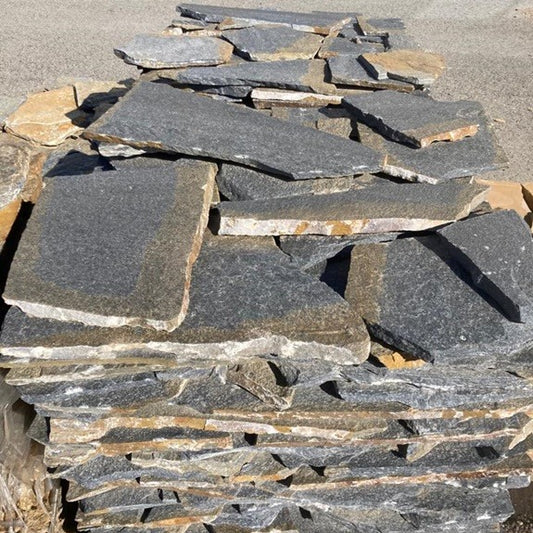 Piedra irregular azul