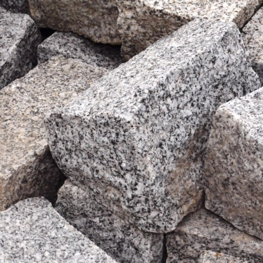 Adoquín granítico gris